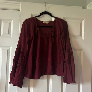 size small hollister blouse